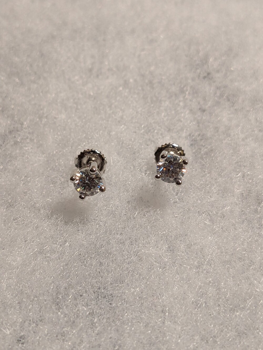 .5 Carat Moissanite Stud Earrings